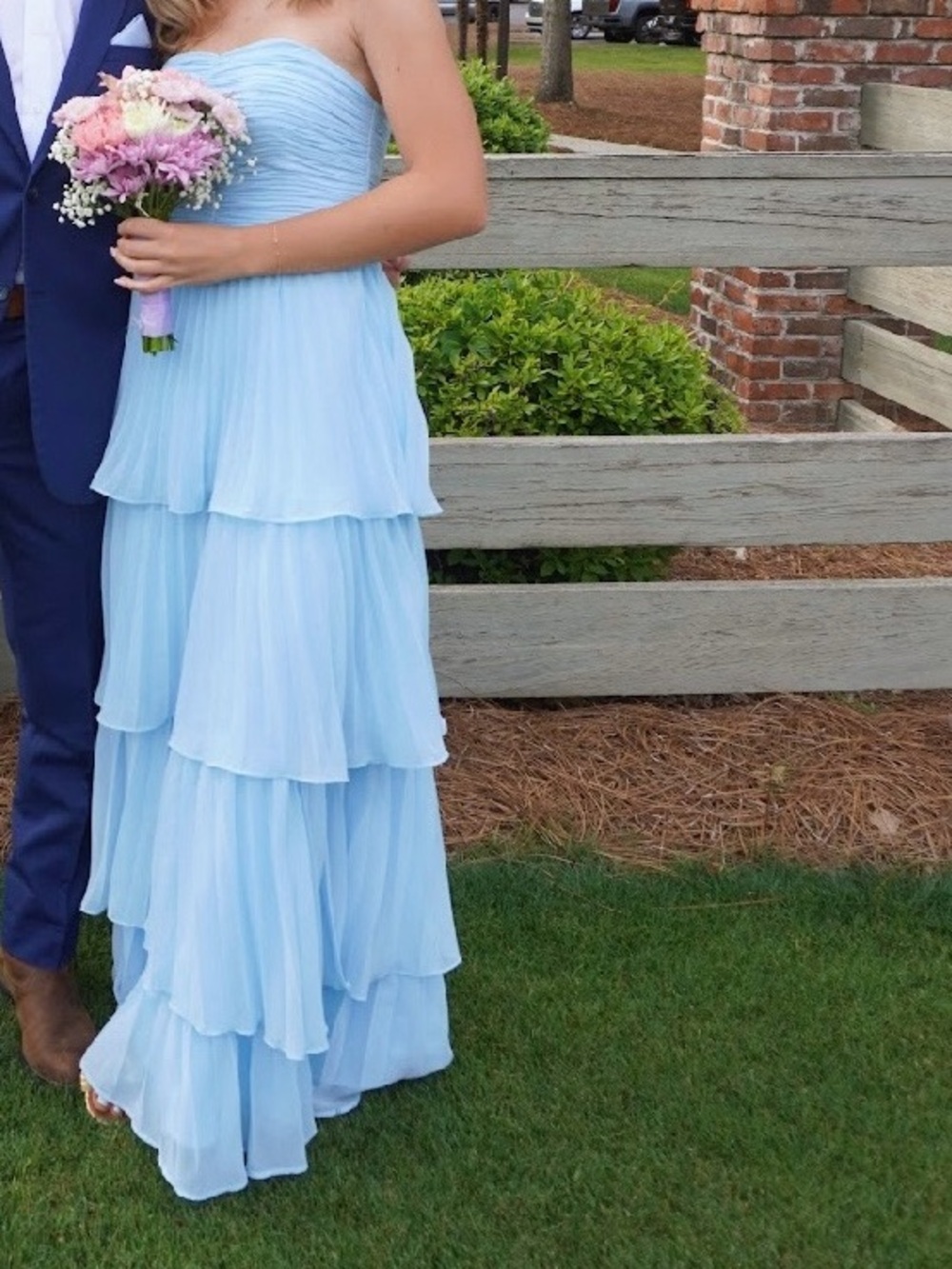 Blue maxi dress